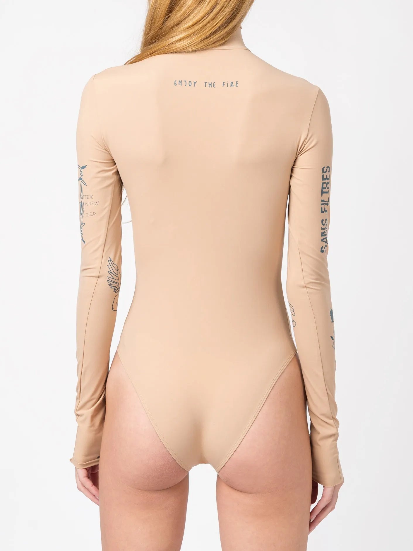 TTSWTRS Zipped bodysuit