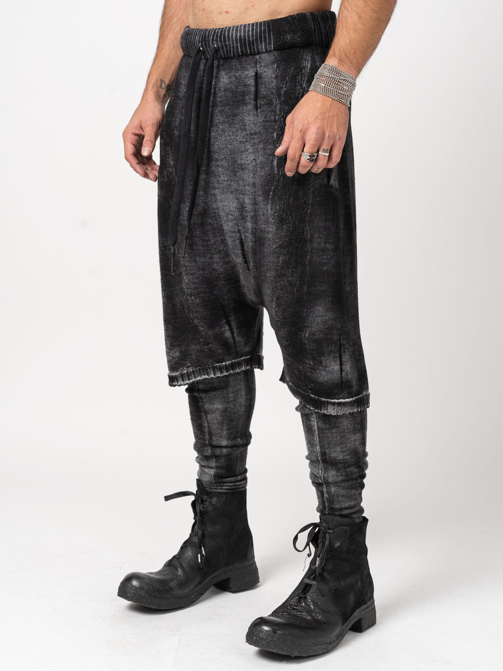 Medium Wool Double Pants