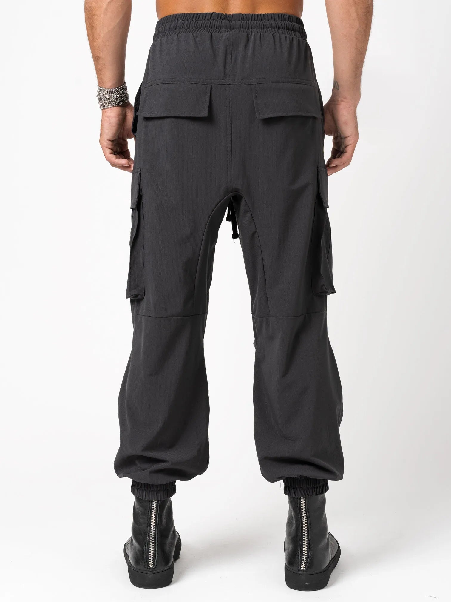 Wide fit cargo trousers