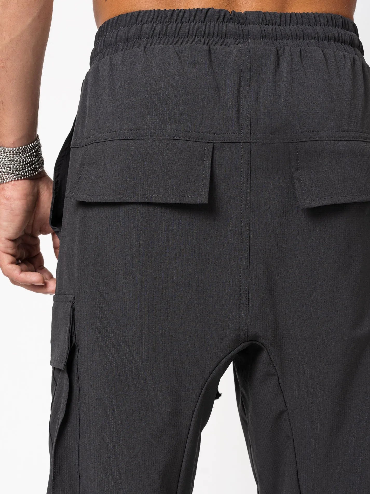 Wide fit cargo trousers