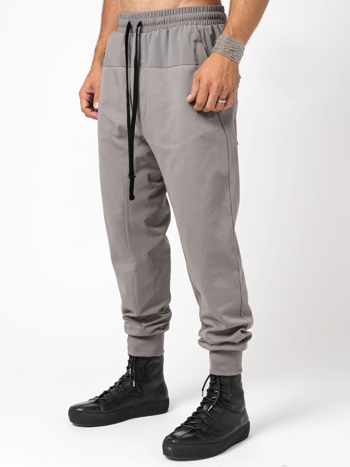 Matmix drop crotch trousers