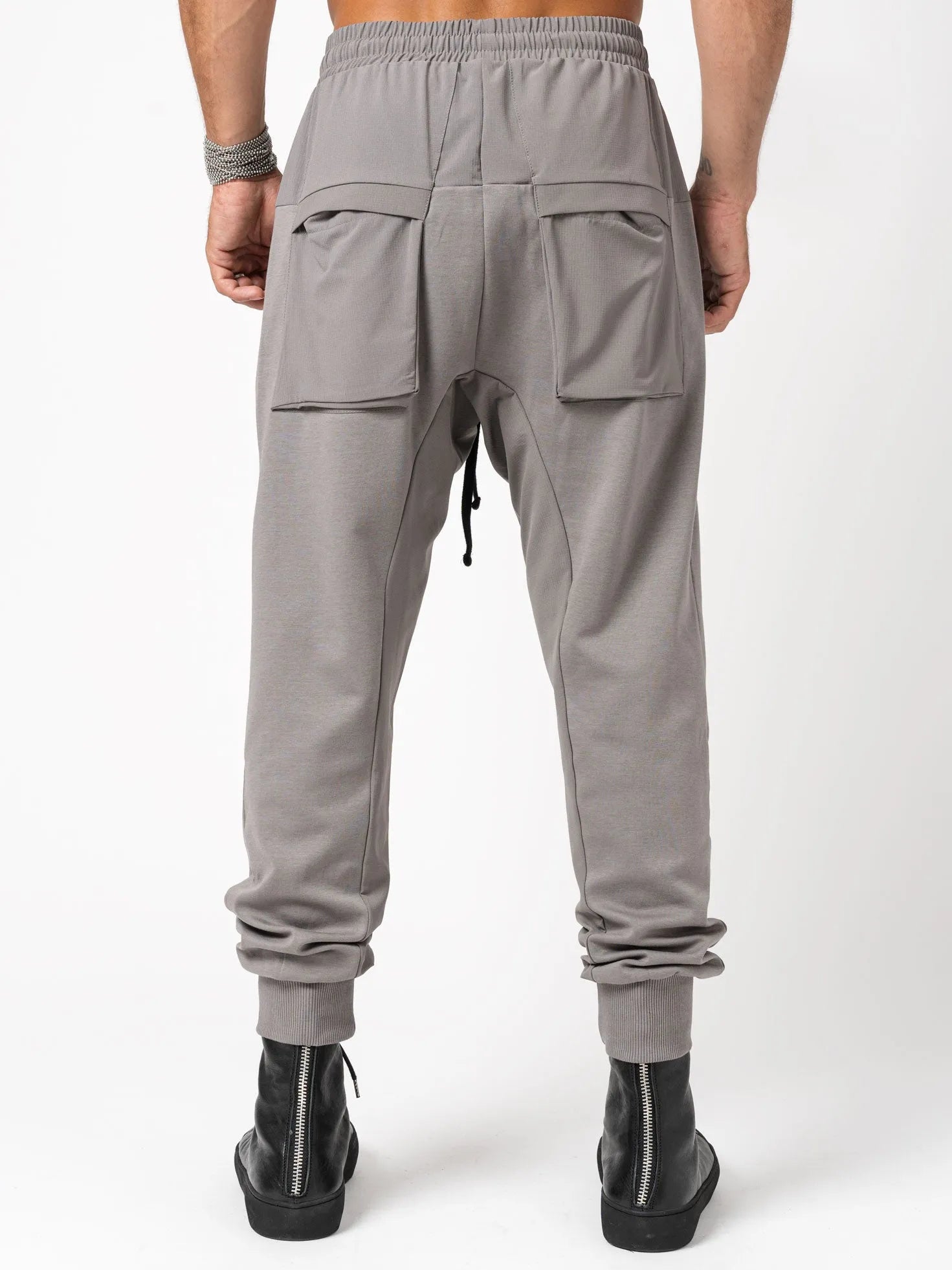 Matmix drop crotch trousers