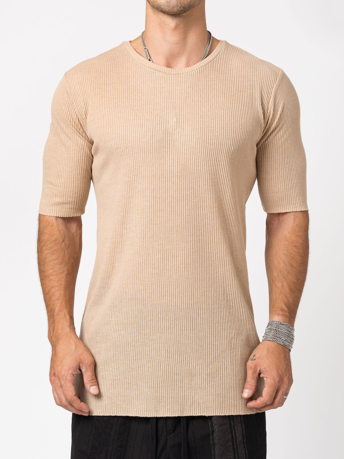 Ribbed T-shirt