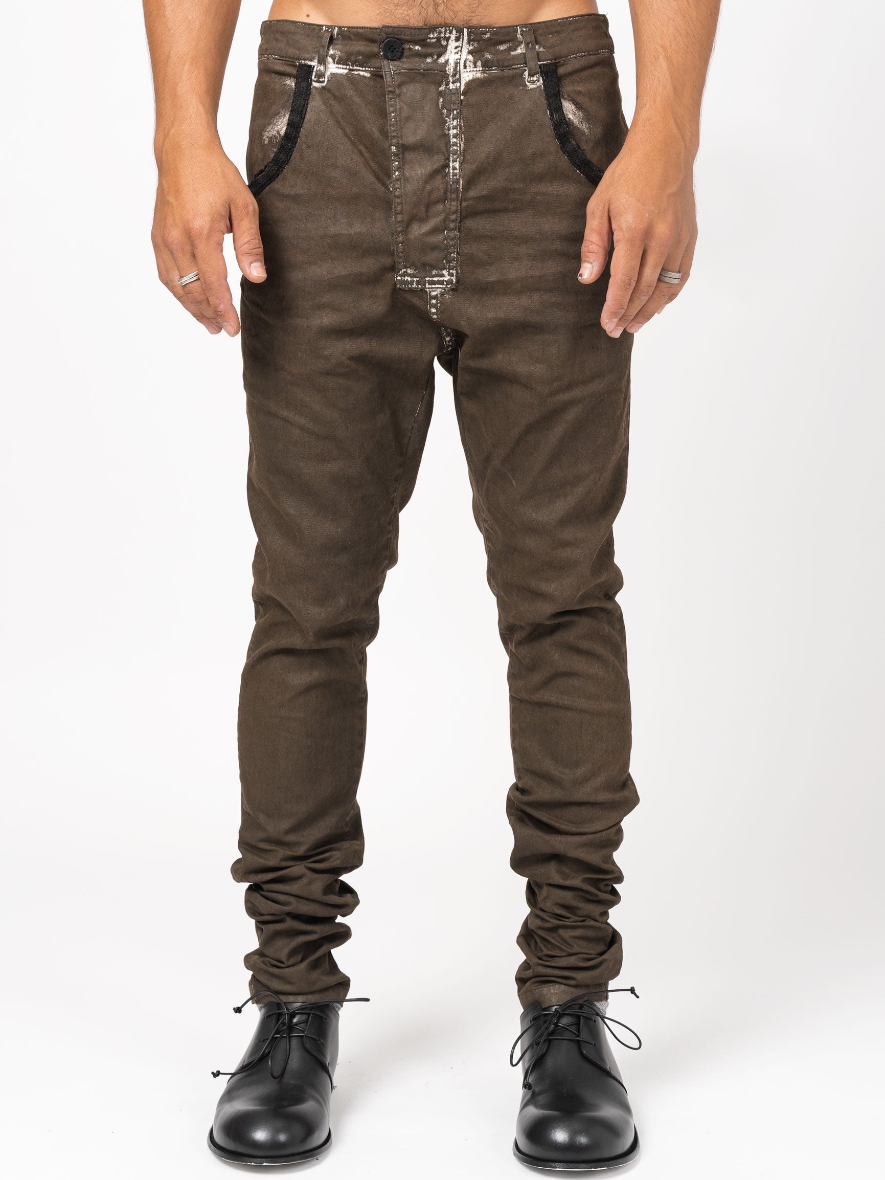 Distressed Slim Fit Pants