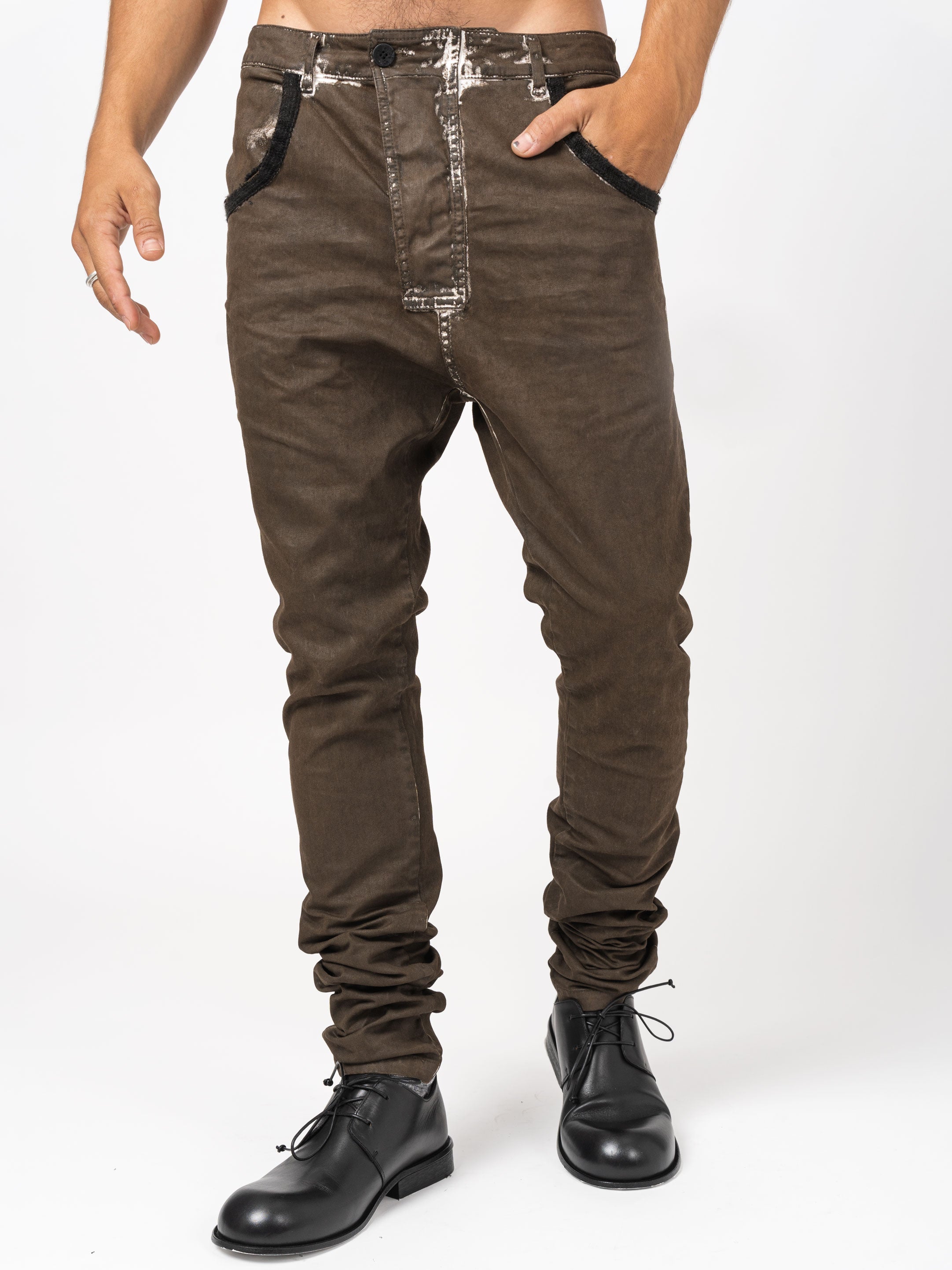 Distressed Slim Fit Pants