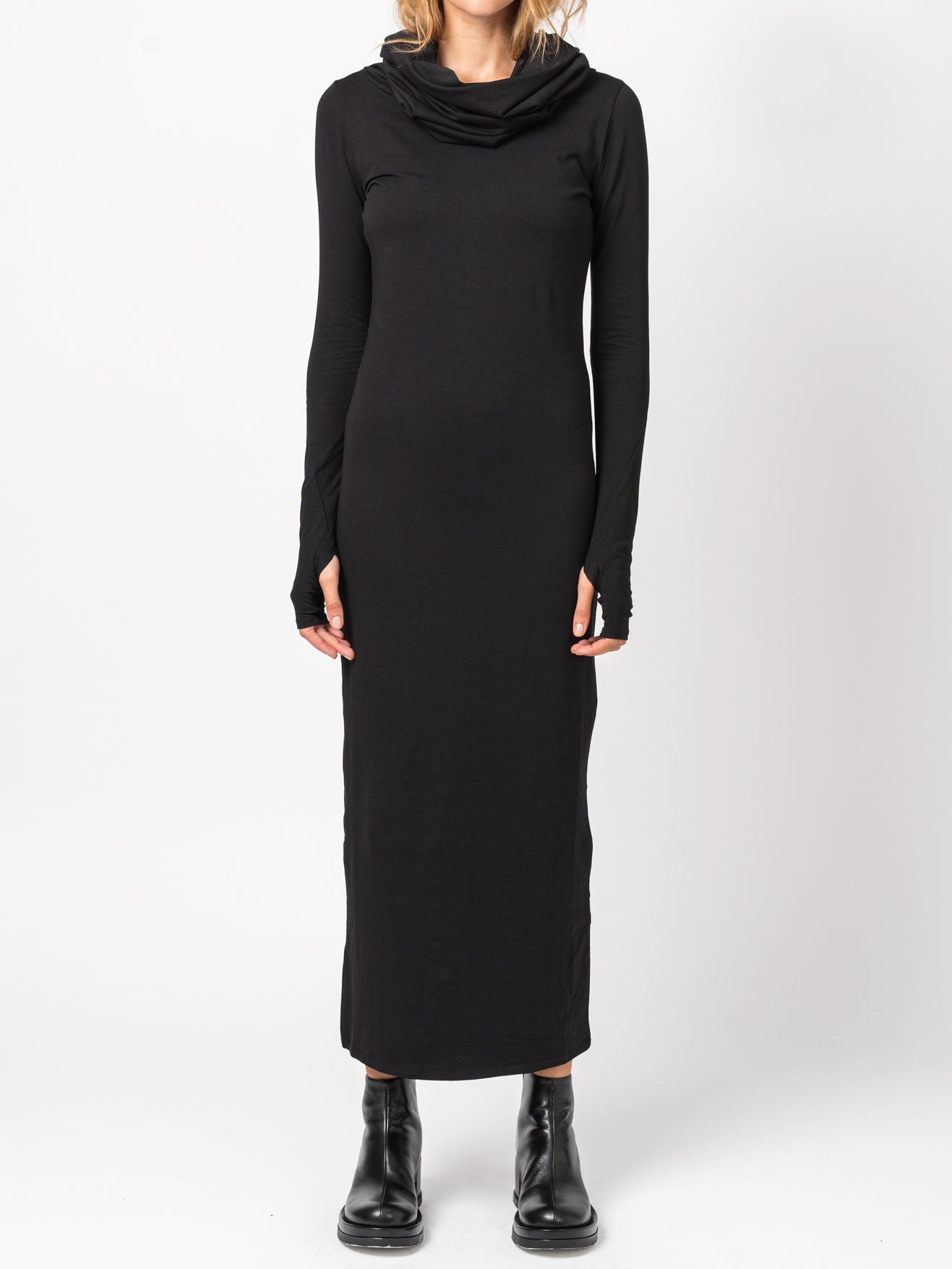 Hooded Midi Dress