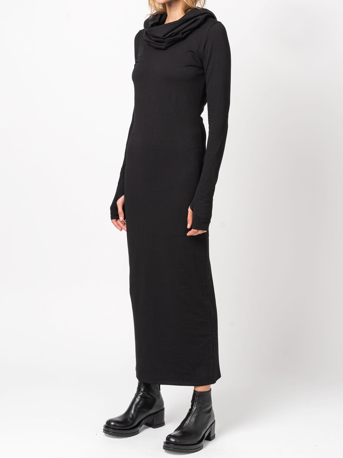 Hooded Midi Dress