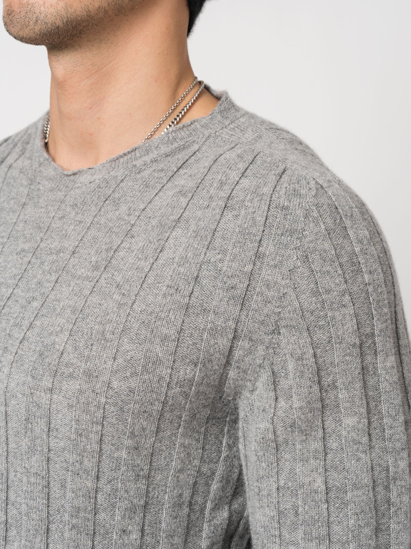 Cashmere Ribbed Sweater