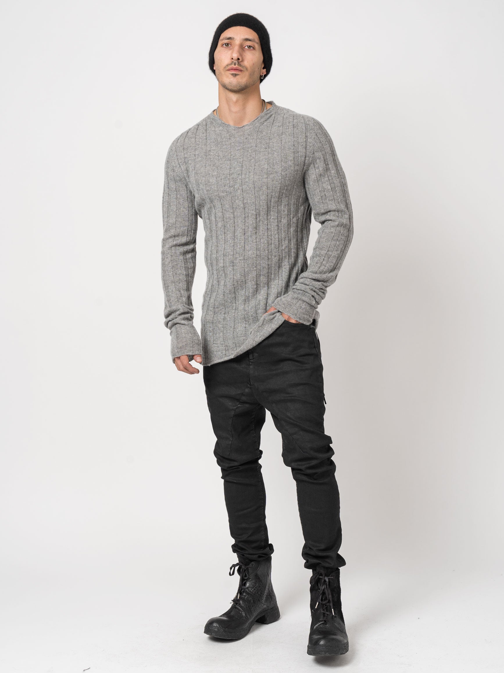 Cashmere Ribbed Sweater