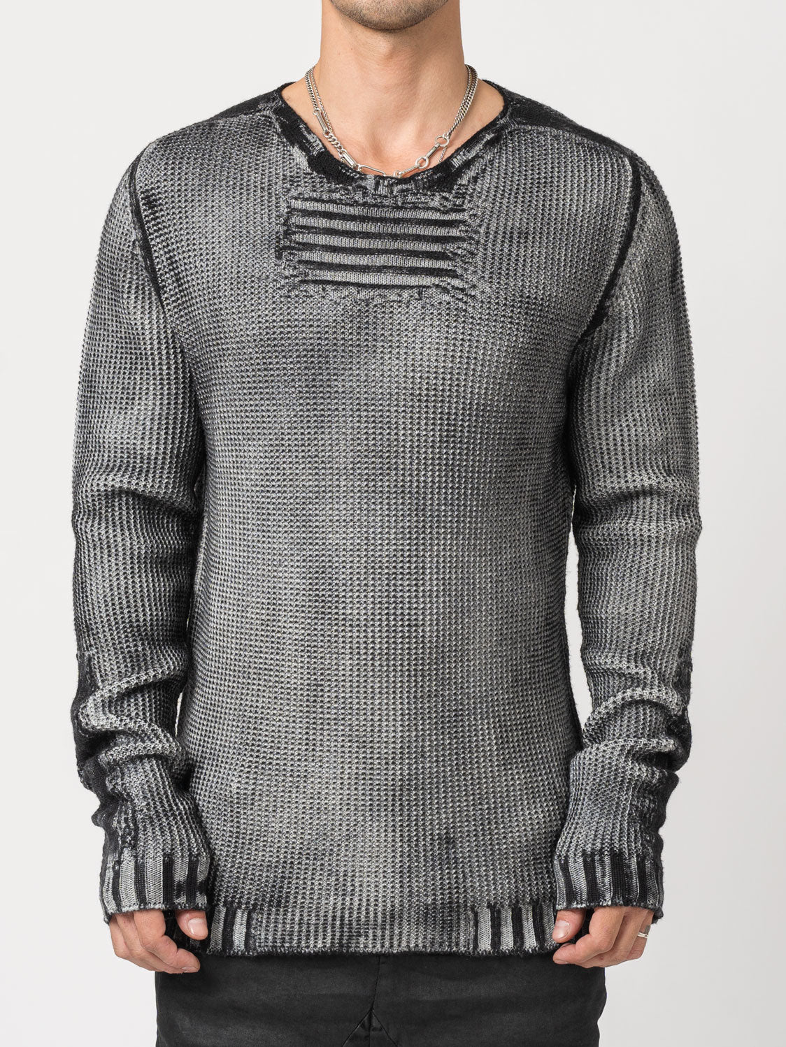 Ribbed Heavy Wool Sweater