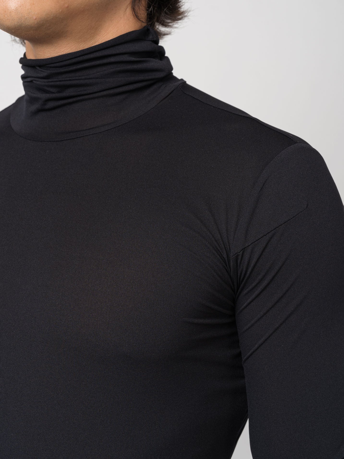 Stretch Turtleneck Top