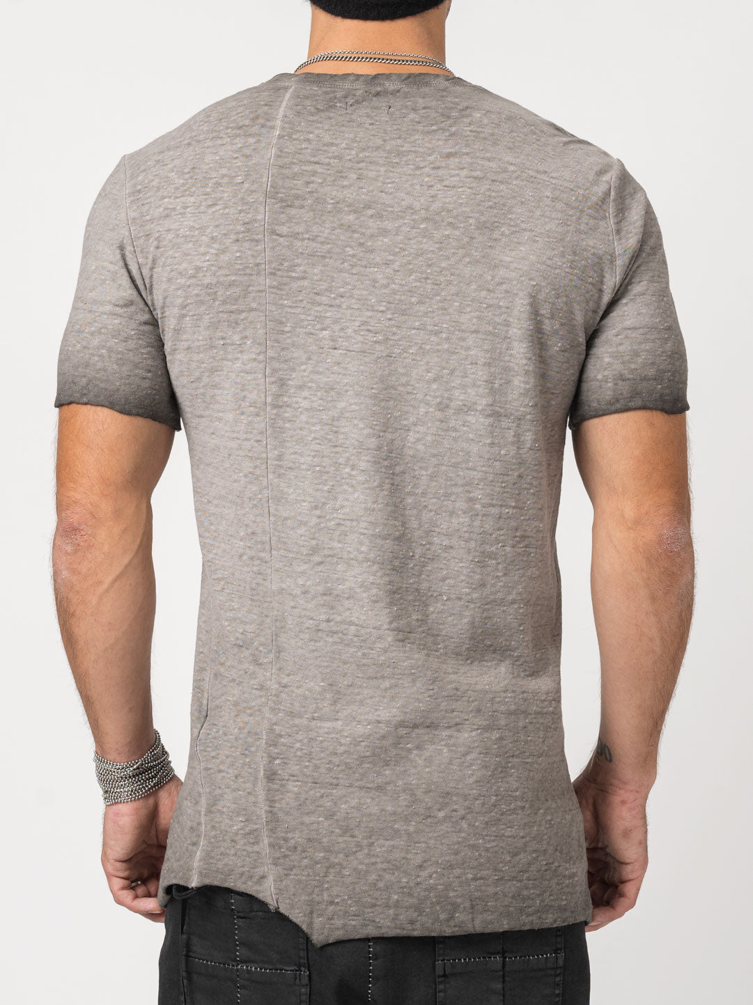 Rustic Cotton Long T-Shirt