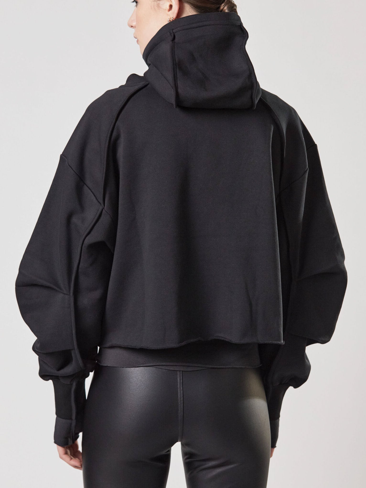 Hooded sweat jacket